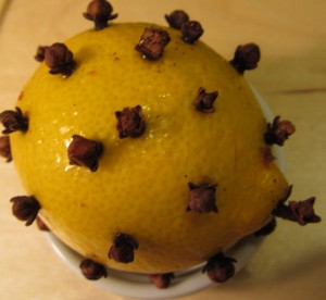 Lemon pomander